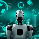 196638335 futuristic robot artificial intelligence humanoid ai for industrial factory technology development