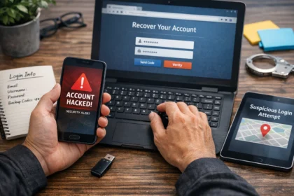recuperando conta hackeada com segurança